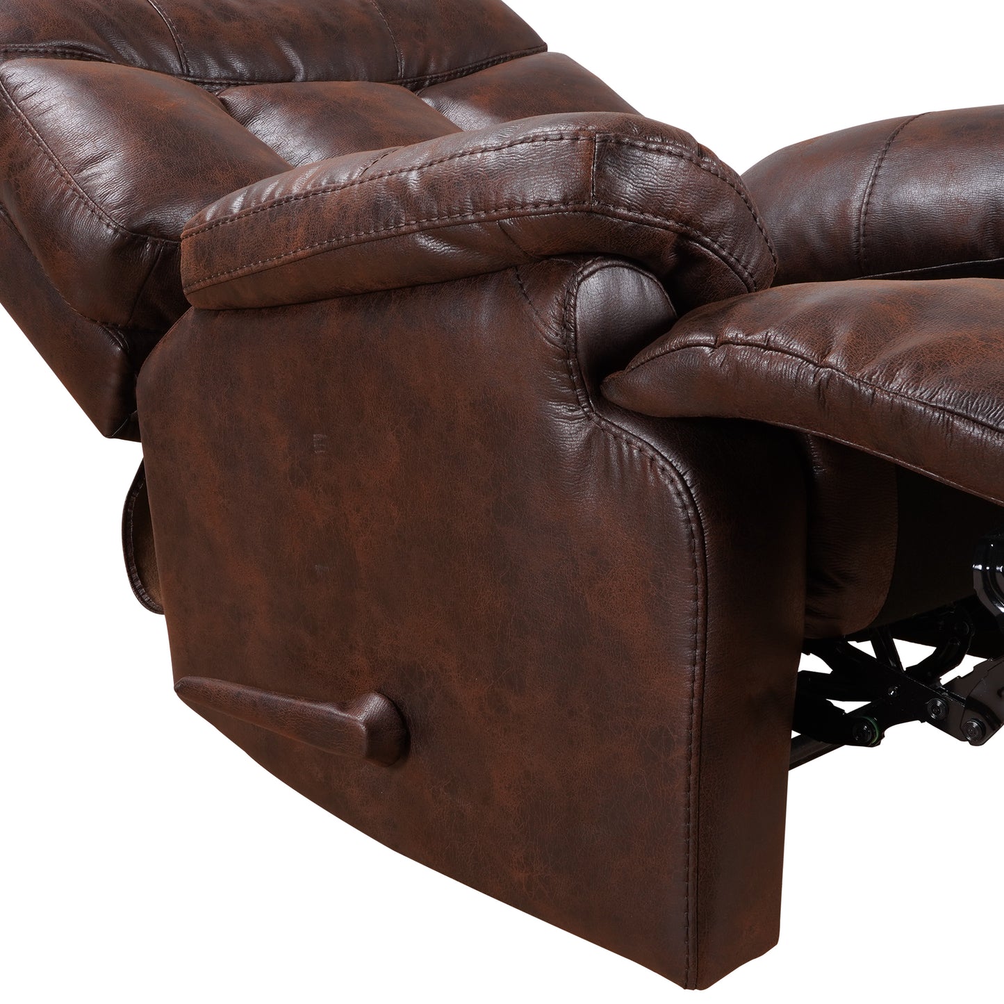 Foss Faux Leather Mannual Recliner