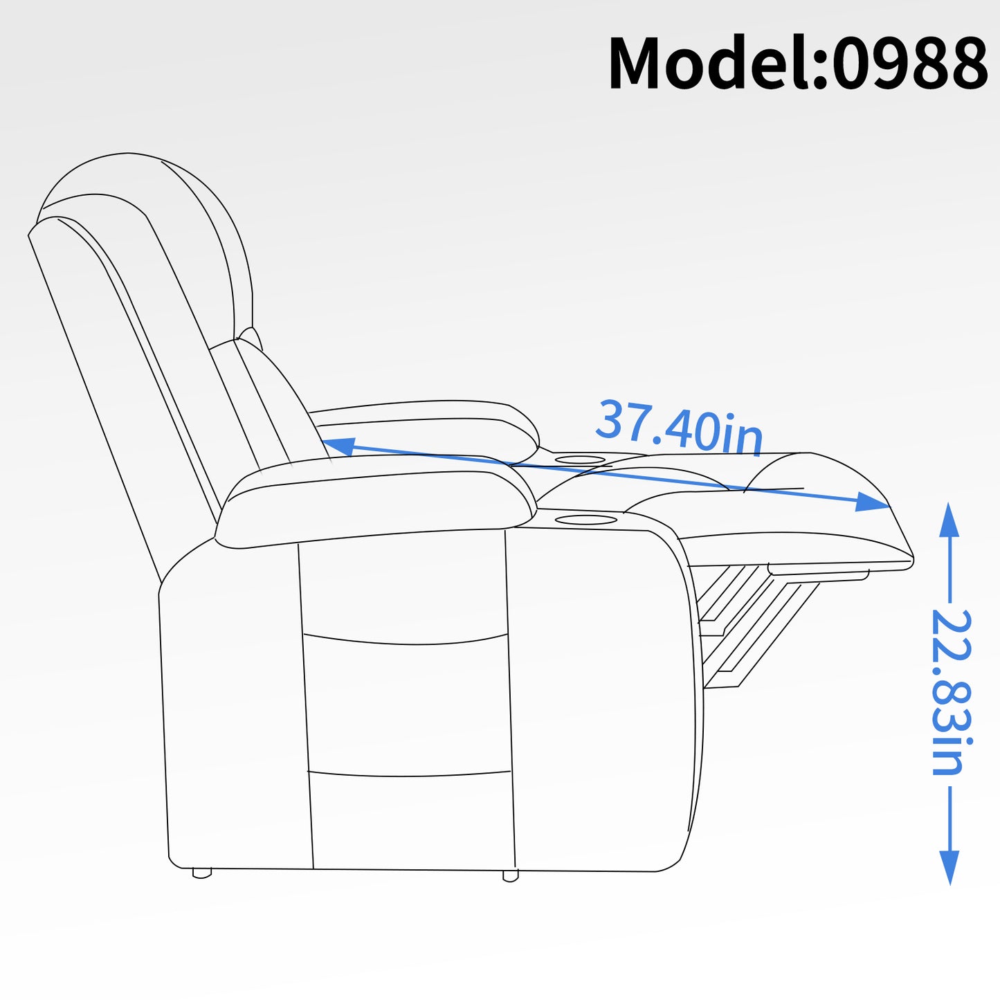 Logan Power Lift Recliner - Brown