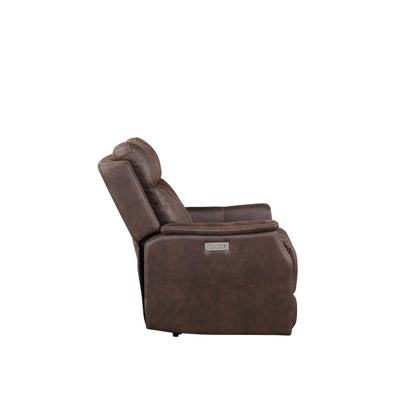 Nest  Compact Dual-Power Recliner - Walnut