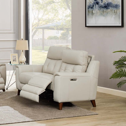 Torino Power Headrest Zero Gravity Reclining Loveseat - Off White