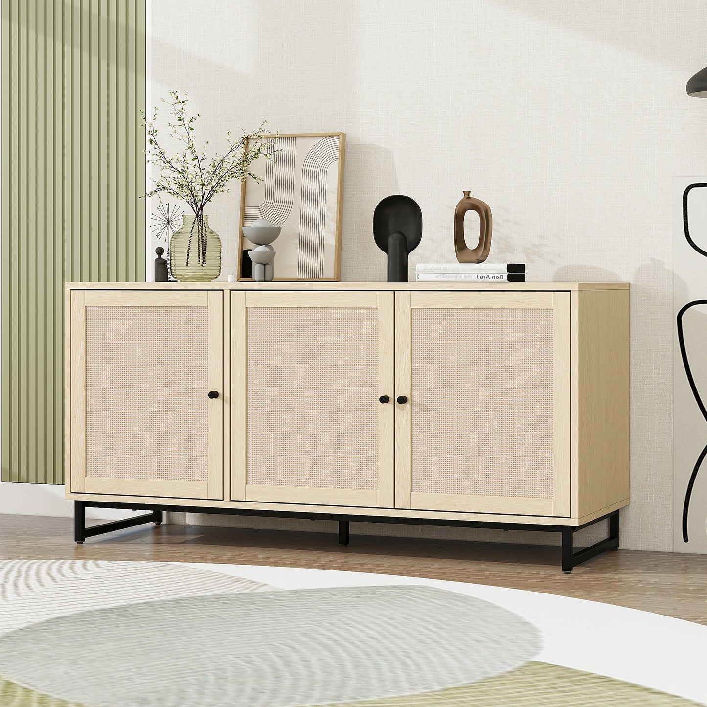 Sanvo Buffet Sideboard Storage Cabinet