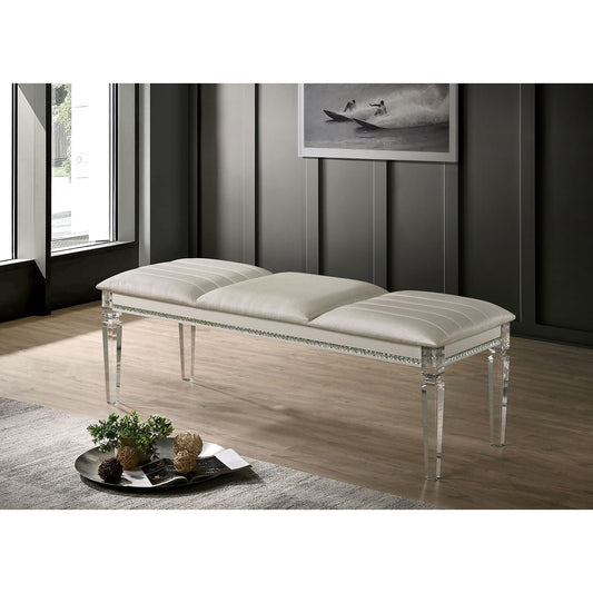 Lucas Antique Classic Bench - White