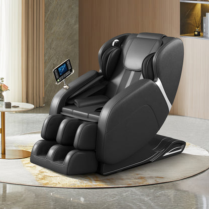 Elysia Zero Gravity Full Body Massage Chair with LCD Touch Screen - Black