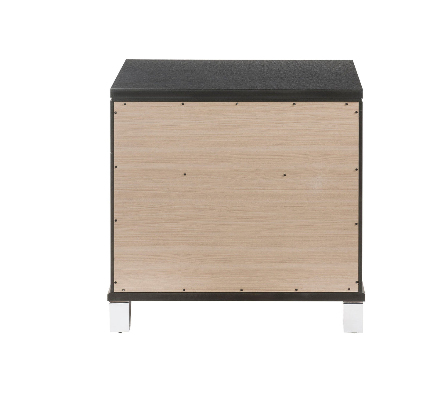 Sawyer Nightstand - Metallic Gray