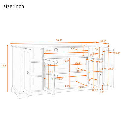 Hana TV Stand - White