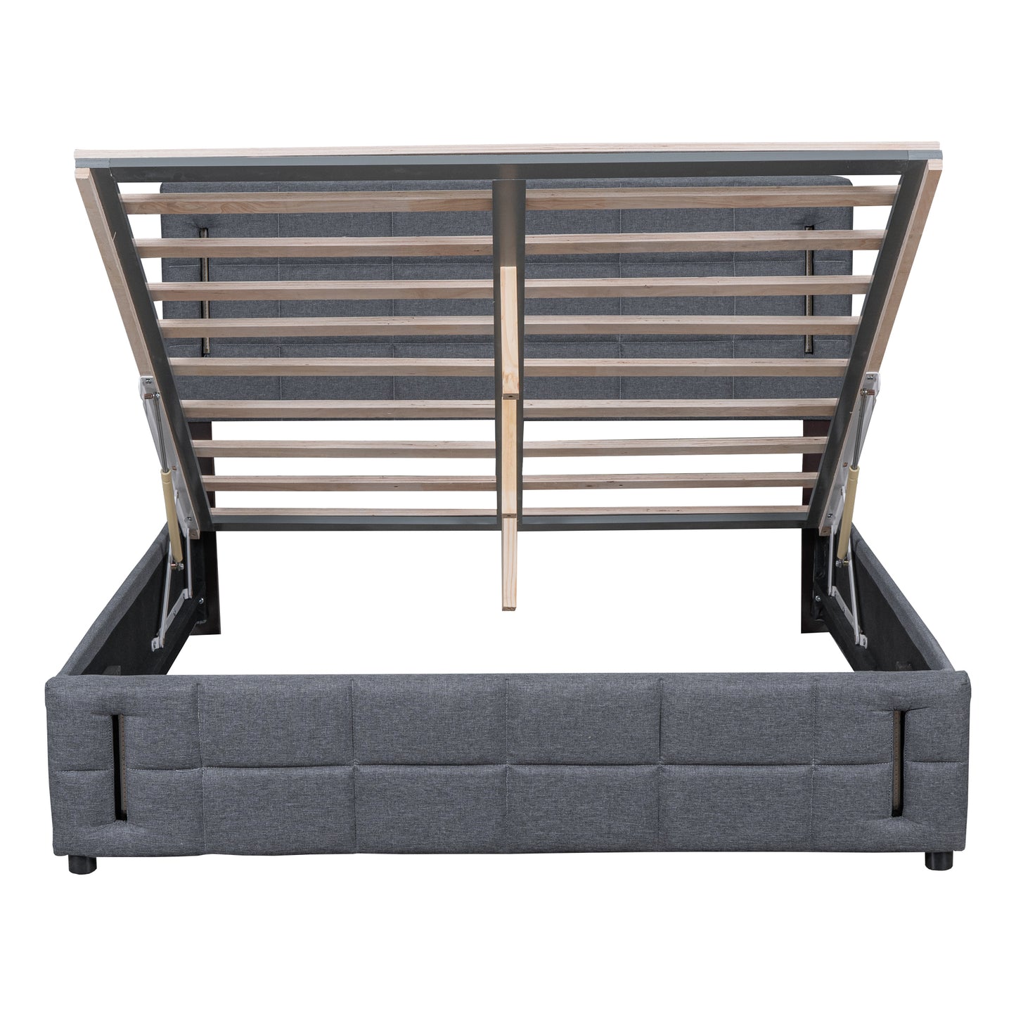 Ps Full Size Storage Bed w Hydraulic System - Gray