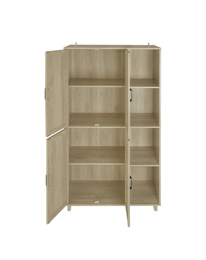 Acuna II 4 Door Storage Cabinet - Natural