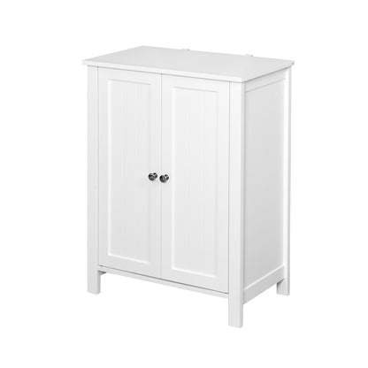 Jaro Bathroom Storage Cabine with Double Door - White