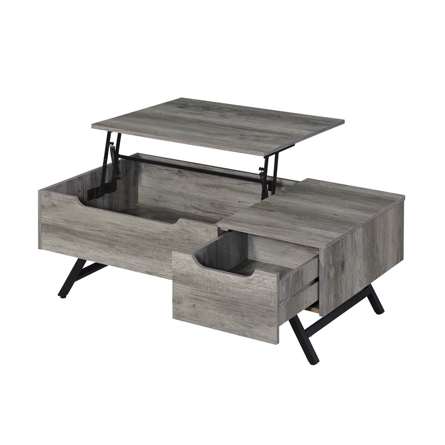 Throm Lift Top Coffee Table - Gray Oak