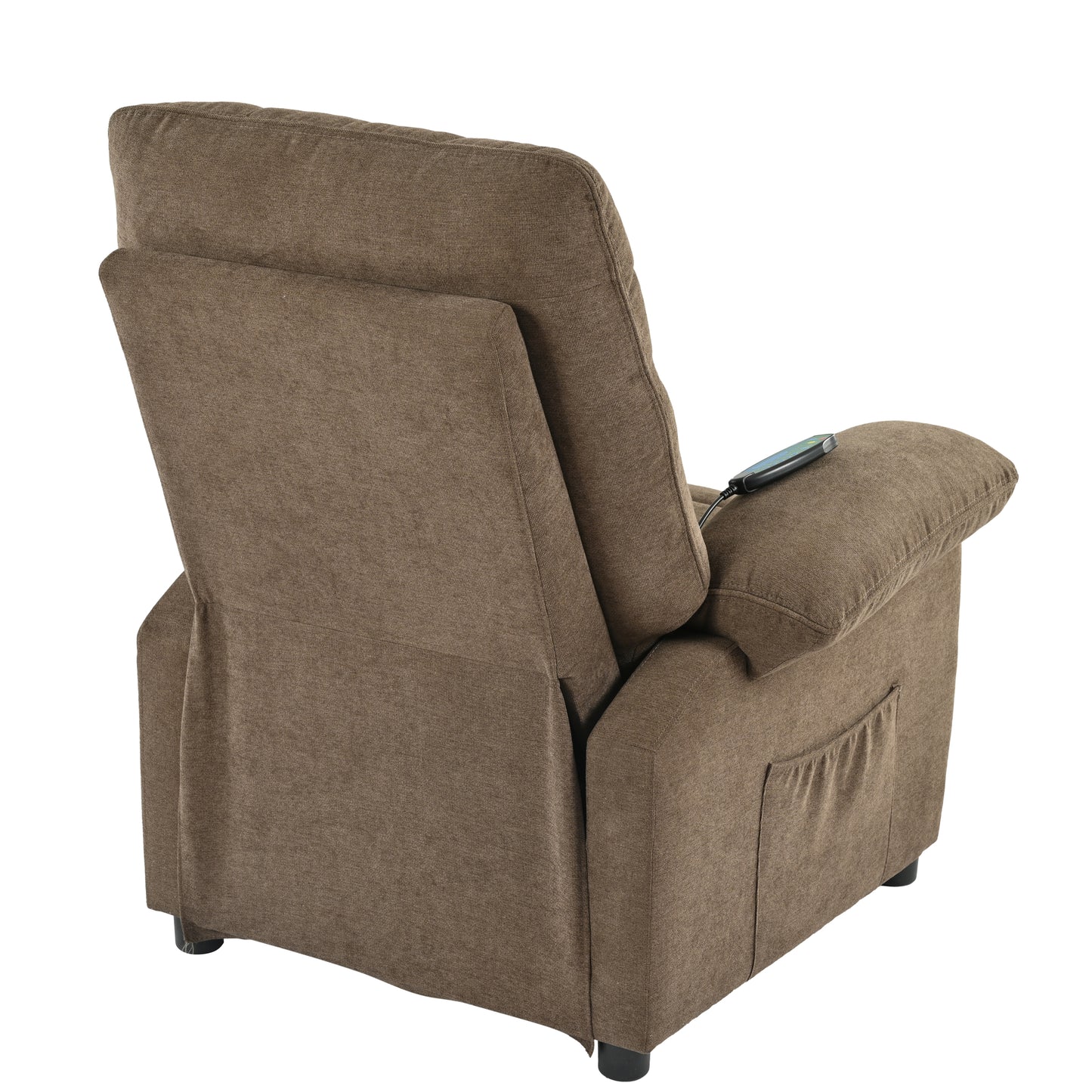 Aston Recliner Chair with Message and Heater - Brown