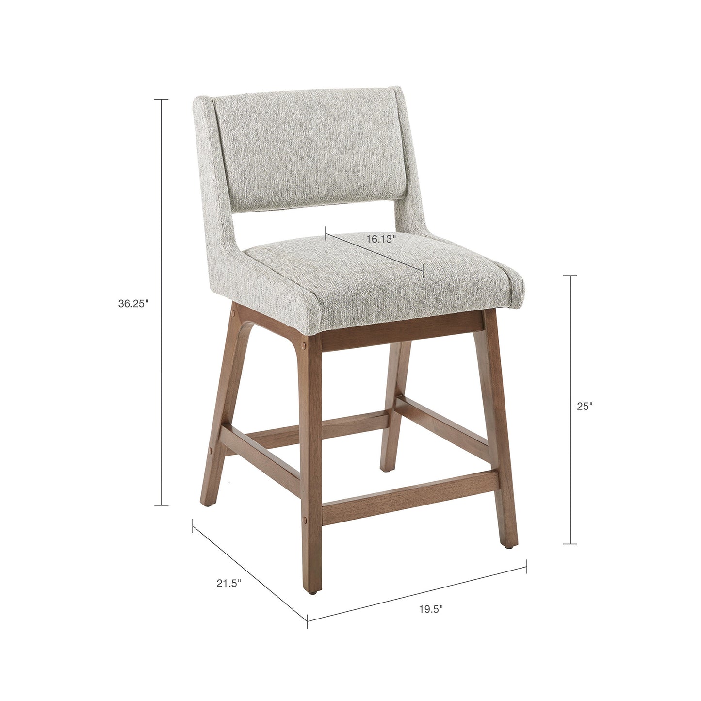 Loop  Counter Stool - Light Gray