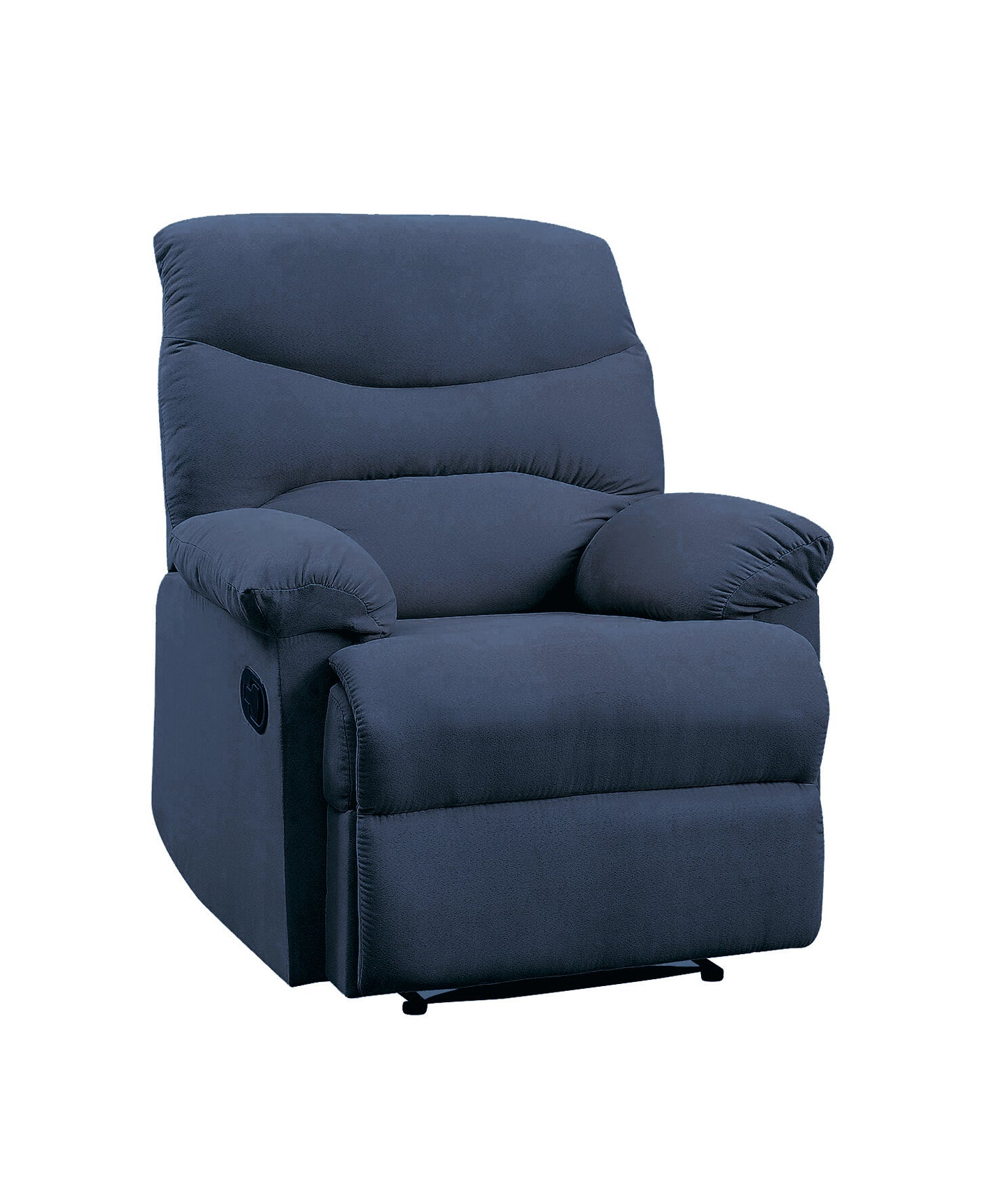 Luciana Recliner with Pillow Top Arm - Blue