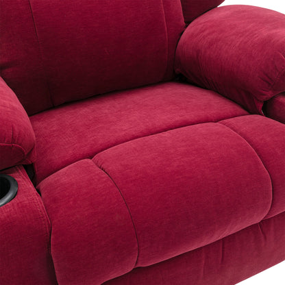 Dawson Power Lift Recliner with Massage - Red