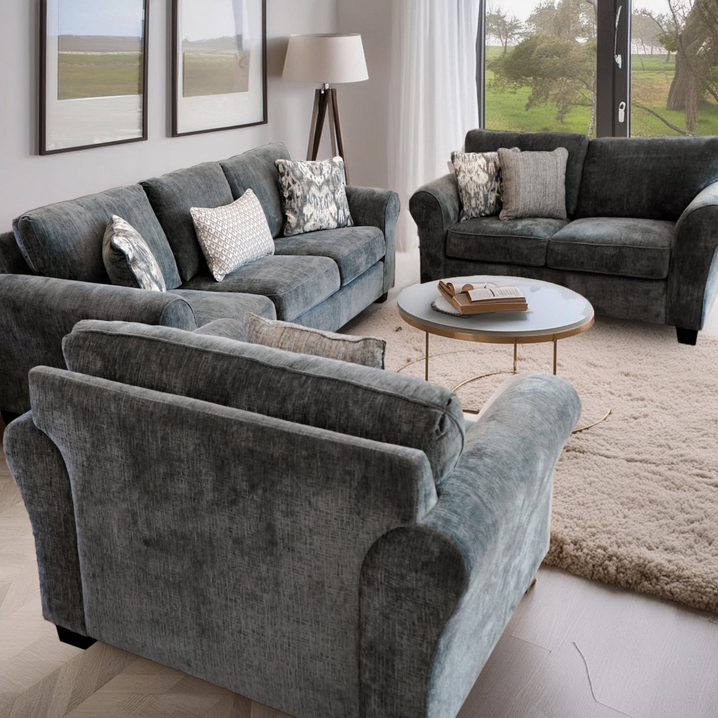 Romeo Loveseat - Gray