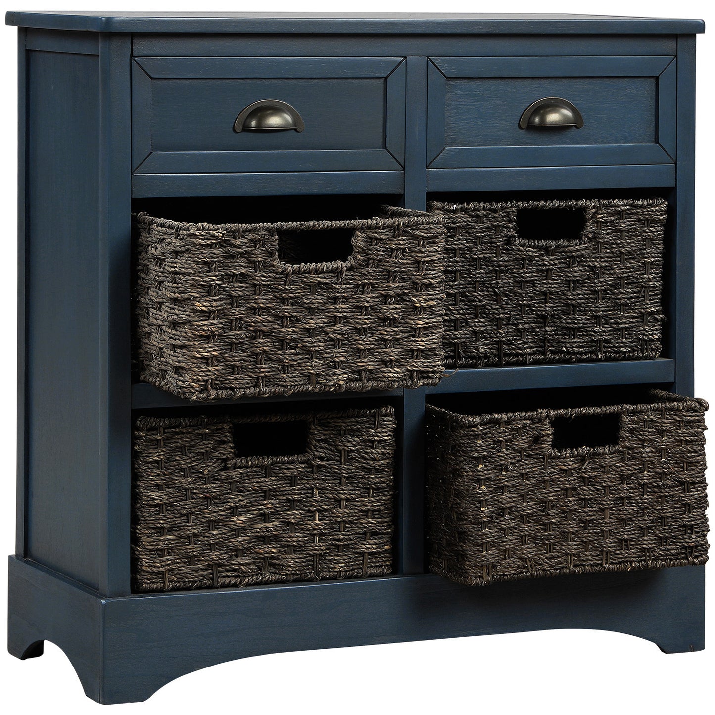 Trex Rustic Storage Cabinet - Antique Navy