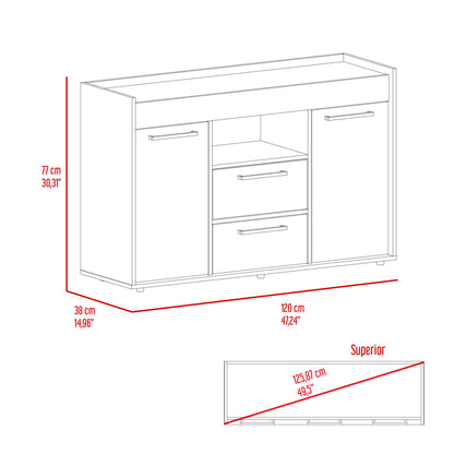 Chapella 2-Drawer Sideboard