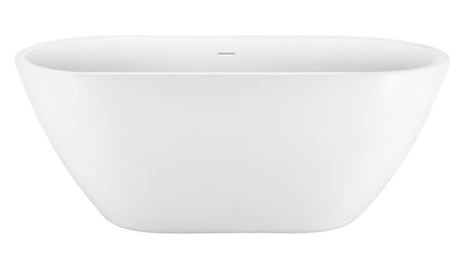 Maya 62" Acrylic Freestanding Soaking Bathtub  - White