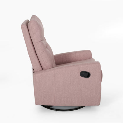 Dash one Recliner Chair with Swivel - Blush