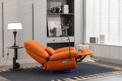 Bravo 270 Swivel Glider Recliner Chair - Orange