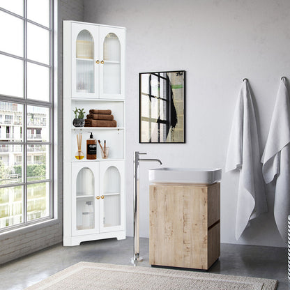 Baron Corner Cabinet - White