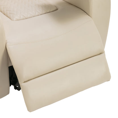 Comfort Max 270 Degree Swivel Power Recliner - White