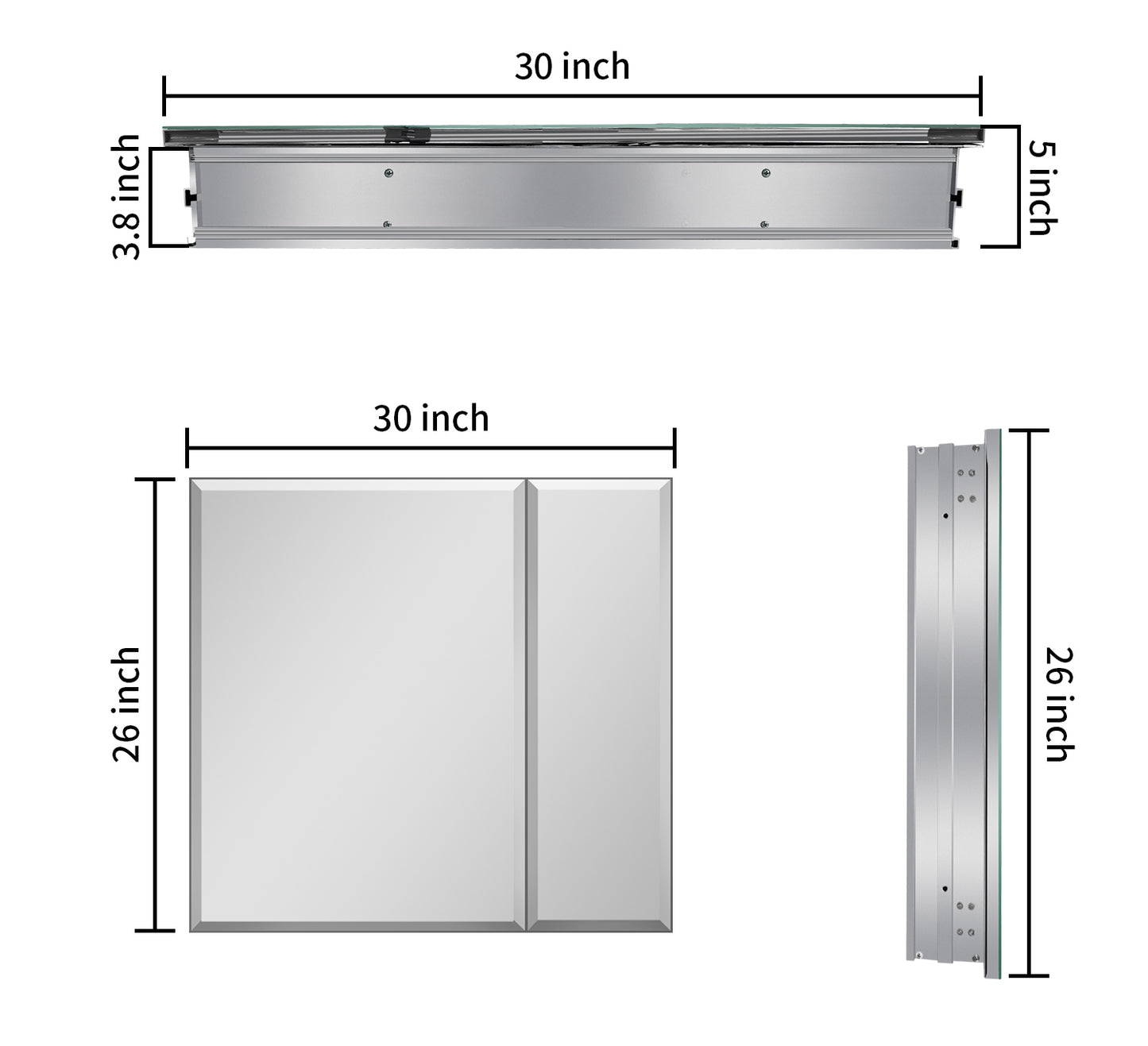 Medicine cabinet with Mirror