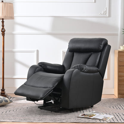 Rios PU Lift Chair Recliner - Black