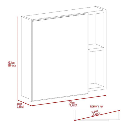 Oman Medicine Cabinet - Light Gray