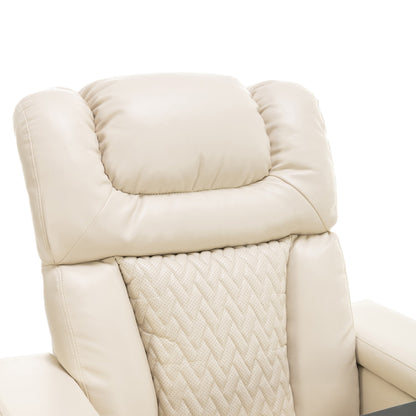 Comfort Max 270 Degree Swivel Power Recliner - White