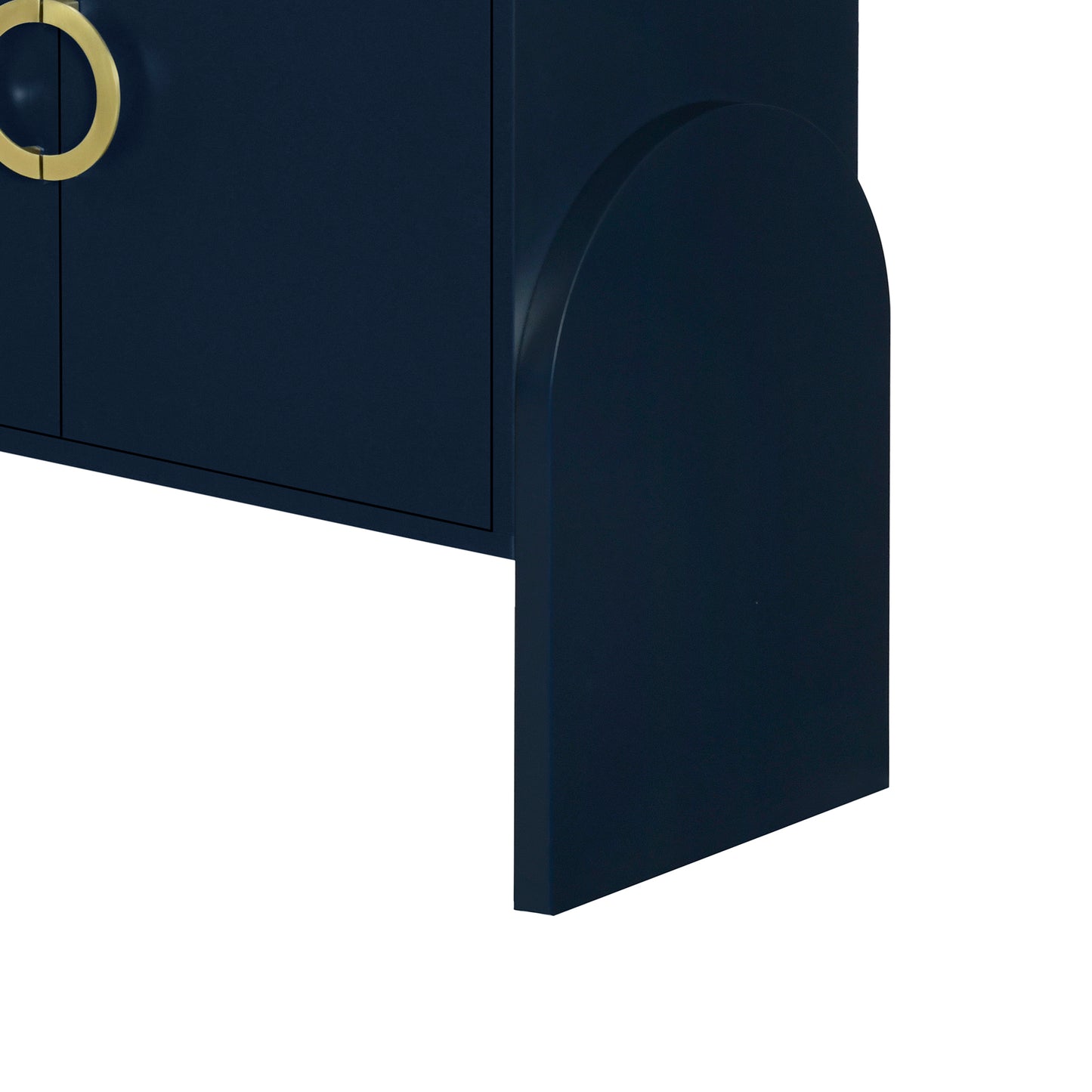 O II Metal Handle Storage Cabinet - Navy Blue