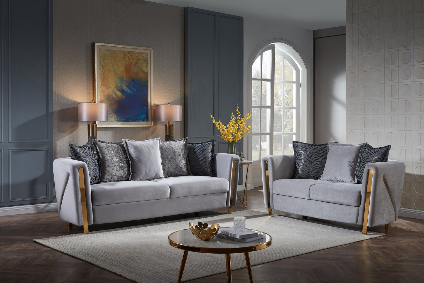 Milo Loveseat - Gray