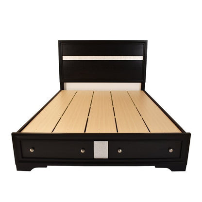 Matrix King Size Storage Bed - Black