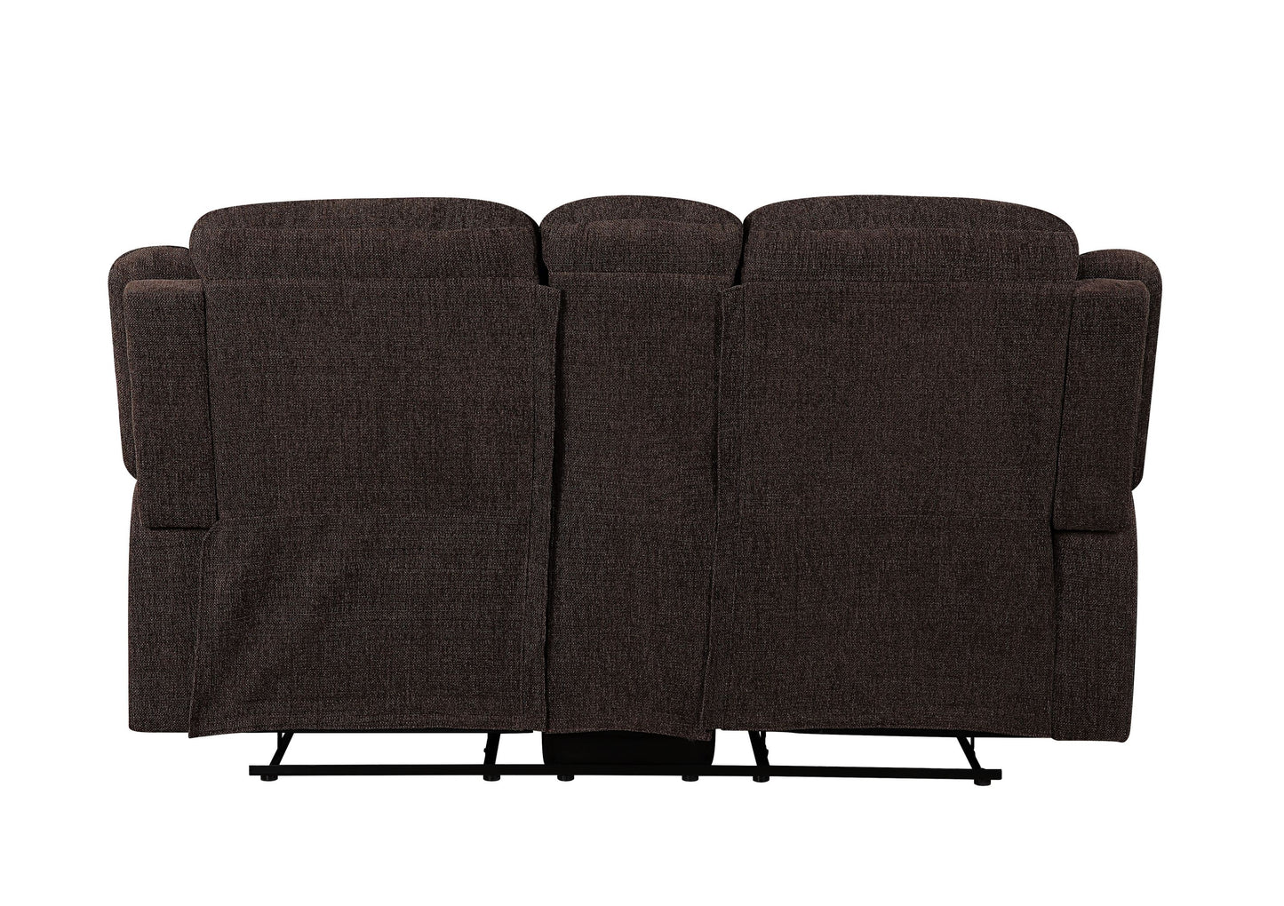 Madden Loveseat w/Console - Brown