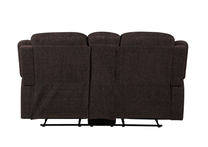 Madden Loveseat w/Console - Brown