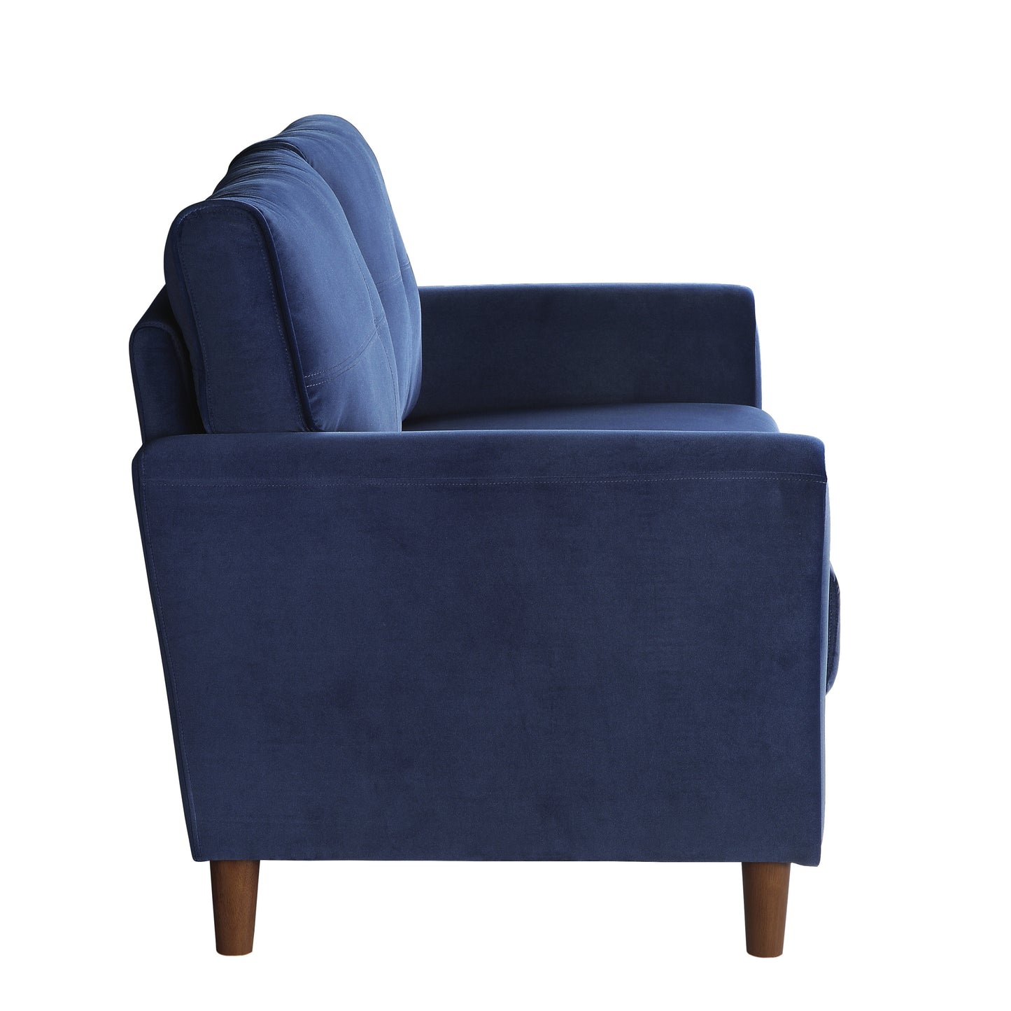 Astoria Velvet Loveseat - Blue