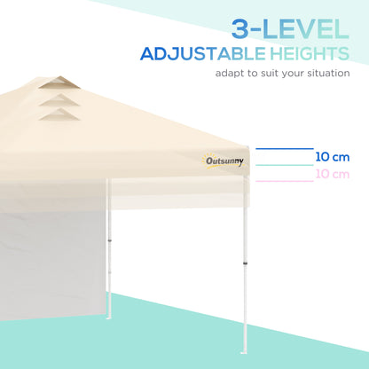 Lulu 10 x 10 ft Pop-Up Canopy Tent - Beige