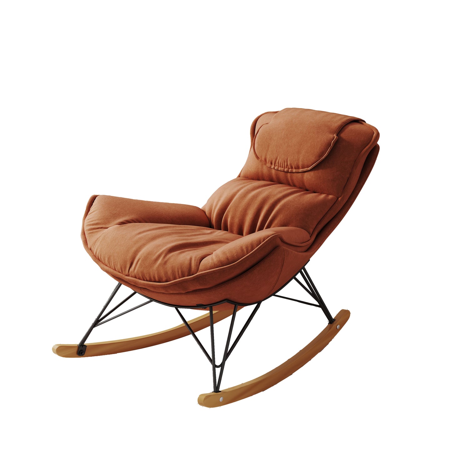 Jasper Sofa Single Rocking Chair - Brown