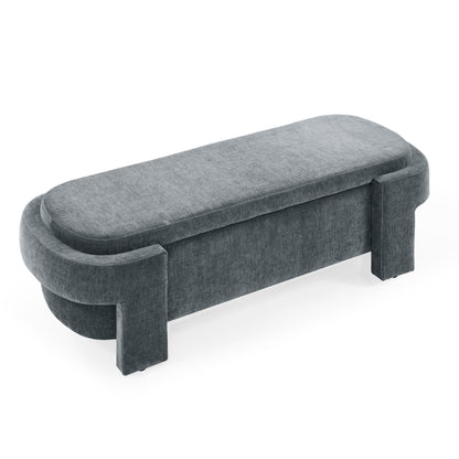 Rita Storage Bench - Gray