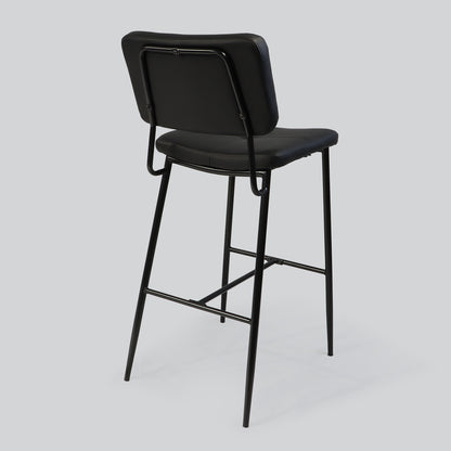 Lean Bar Stools   - Black  Set of 2