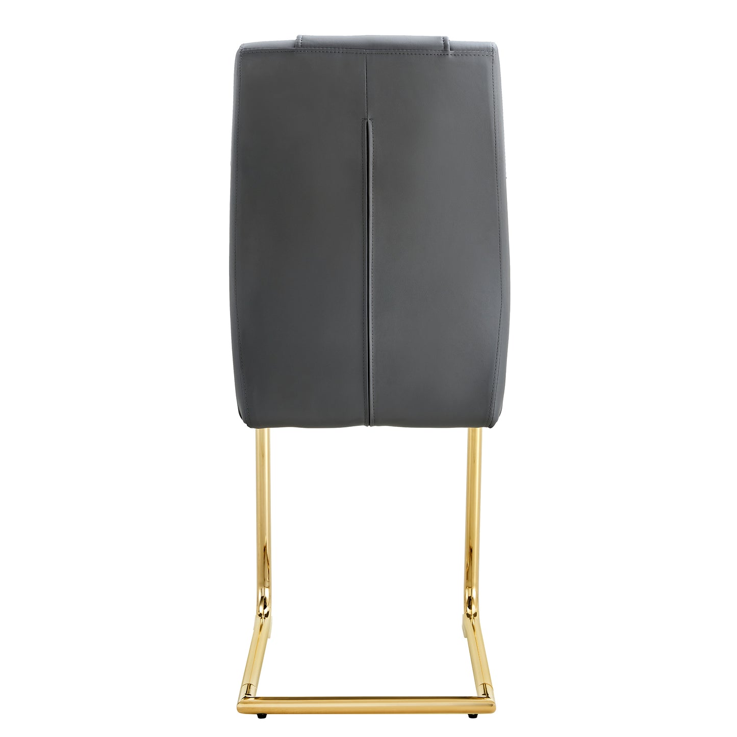 Skye Dining Chair Golden Metal Leg (Set of 6) - Gray