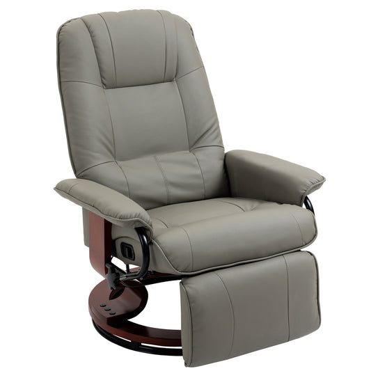 Metro Swivel Recliner Chair - Gray