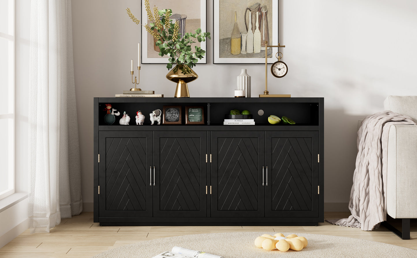 Bai Sideboard Buffet - Black