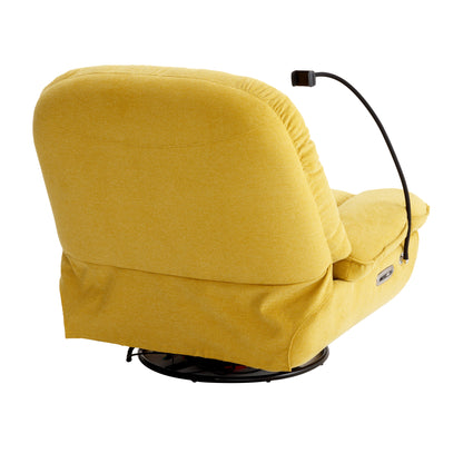 Roxie 270 Degree Swivel Power Recliner with Voice Control - Yellow