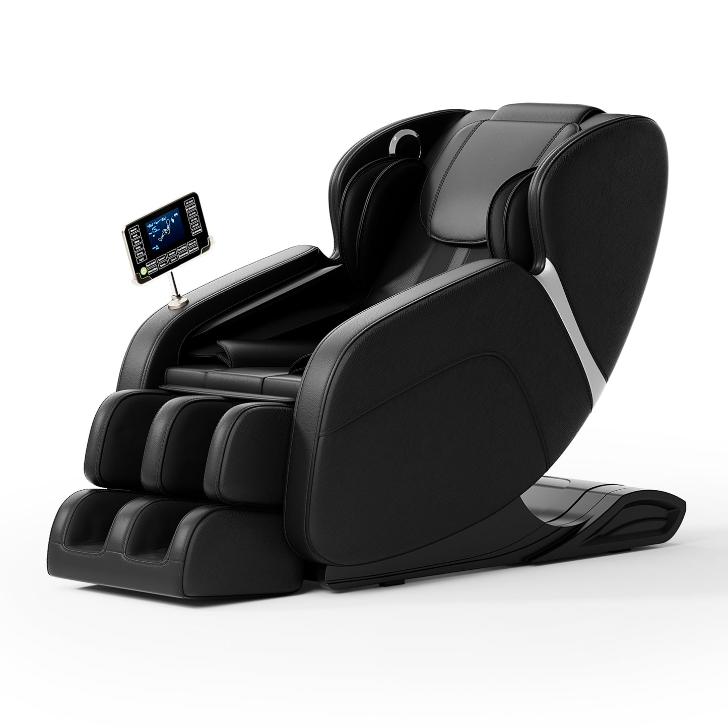 Elysia Zero Gravity Full Body Massage Chair with LCD Touch Screen - Black