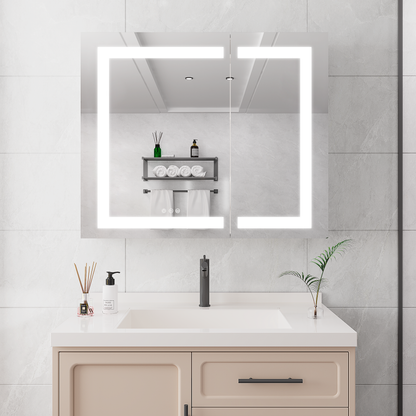 Vue Medicine Cabinet with LED Vanity Mirror