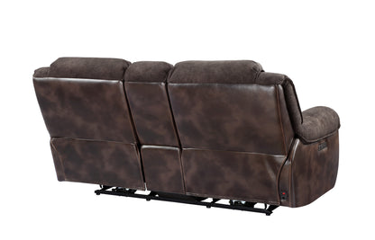 Dalton Easy-care Loveseat Set - Espresso