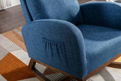 Frazer Rocking Chair - Blue