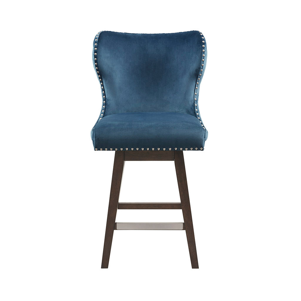 Savona Swivel Counter Stool - Blue