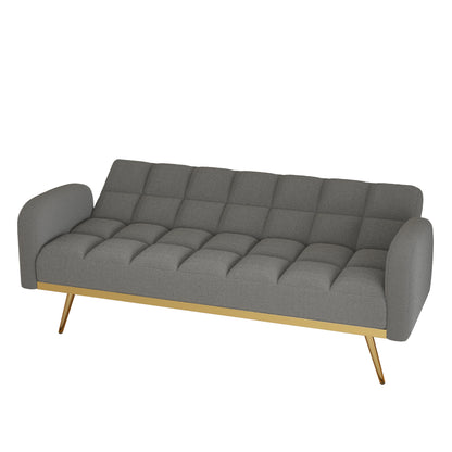 Sonic Convertible Sofa Bed- Gray