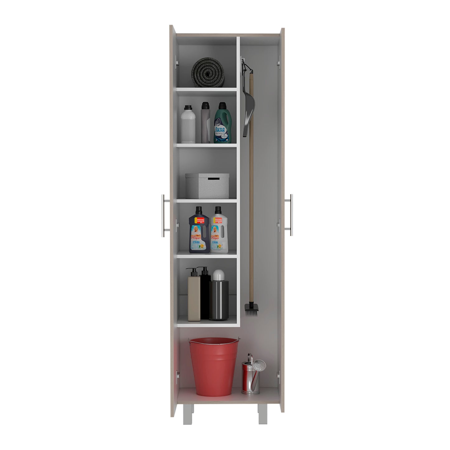 Nala Double Door Cabinet - Light Gray